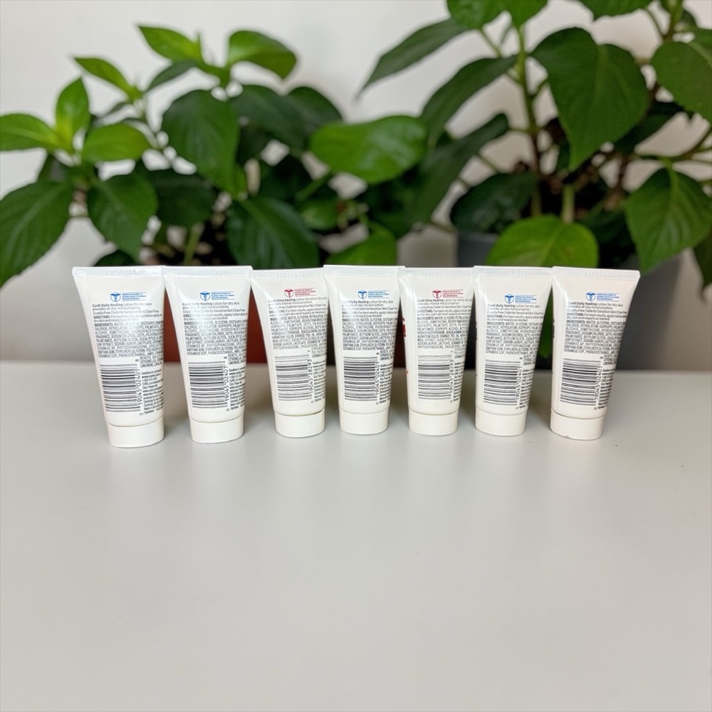 💙♥️CUREL💙♥️7-Piece Daily & Ultra Healing Lotion Bundle/NIP - Picture 2 of 2
